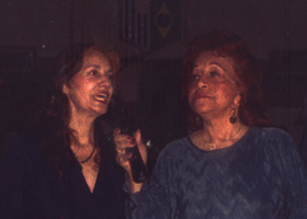 Junto a la cantante Lágrima Ríos