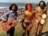 Con Urbano Moraes en Mar del Plata, 1976